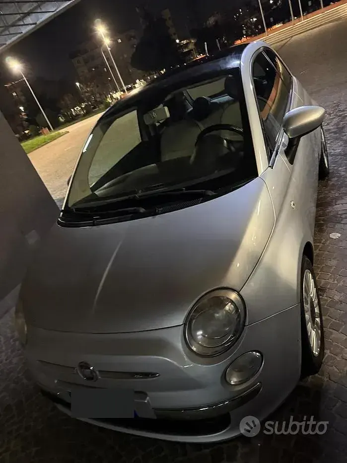 Usata Fiat 500 95 CV (69 kW) 2012 Grigio Berlina