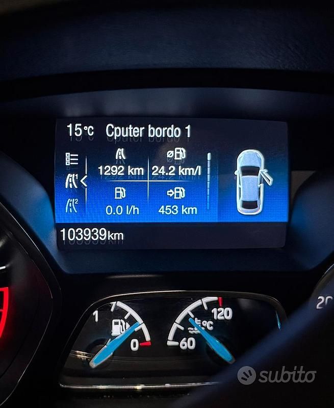 Usata Ford C-MAX Titanium 120 CV (88 kW) 2017 Grigio Monovolume