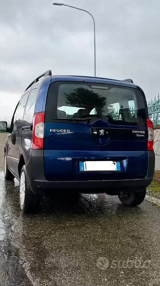 Usata Peugeot Bipper 73 CV (53 kW) 2010 Blu Monovolume