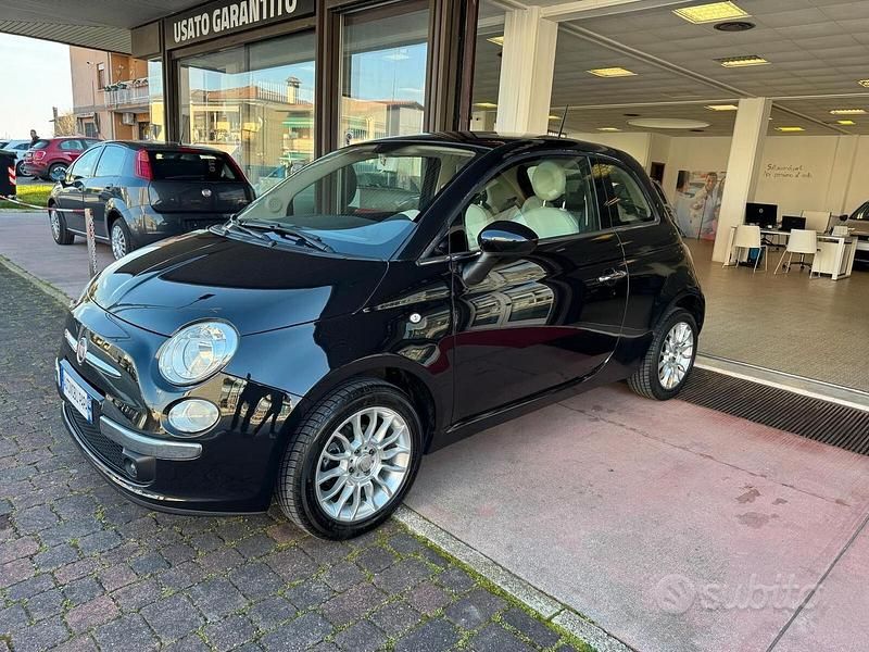 Usata Fiat 500 Lounge 69 CV (50 kW) 2015 Nero Berlina