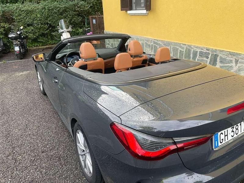 Usata BMW 420 184 CV (135 kW) 2022 Grigio Cabrio