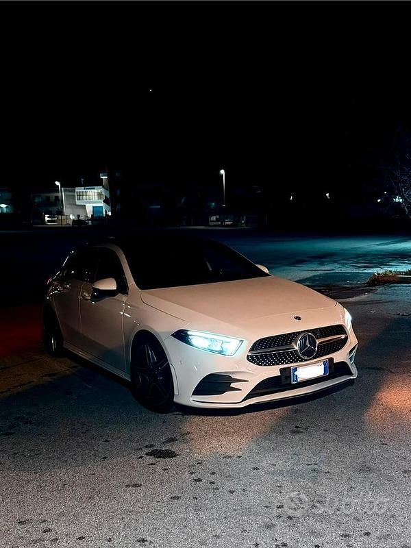 Usata Mercedes A180 136 CV (100 kW) 2018 Bianco Berlina