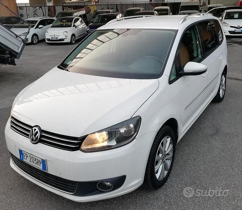 Usata VW Touran Highline 150 CV (110 kW) 2012 Bianco Monovolume