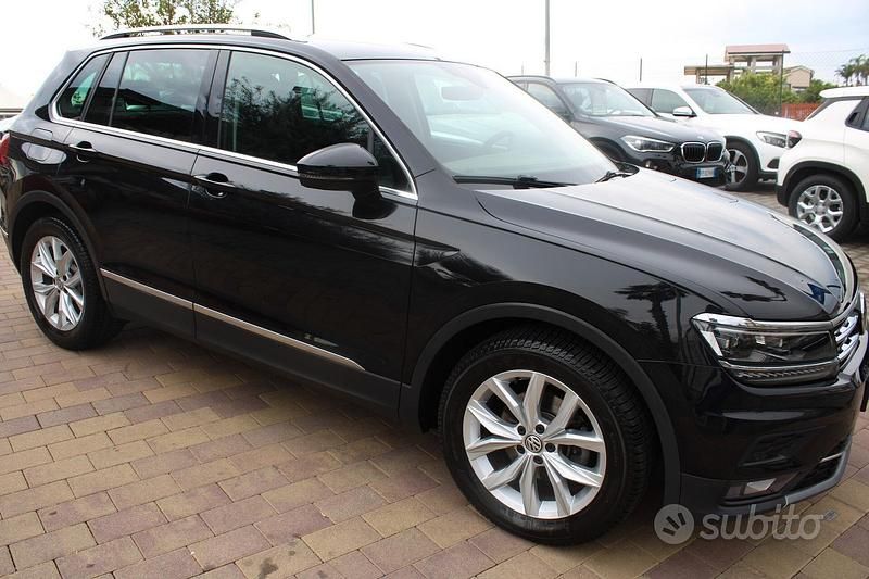 Usata VW Tiguan Advance 150 CV (110 kW) 2018 Nero SUV