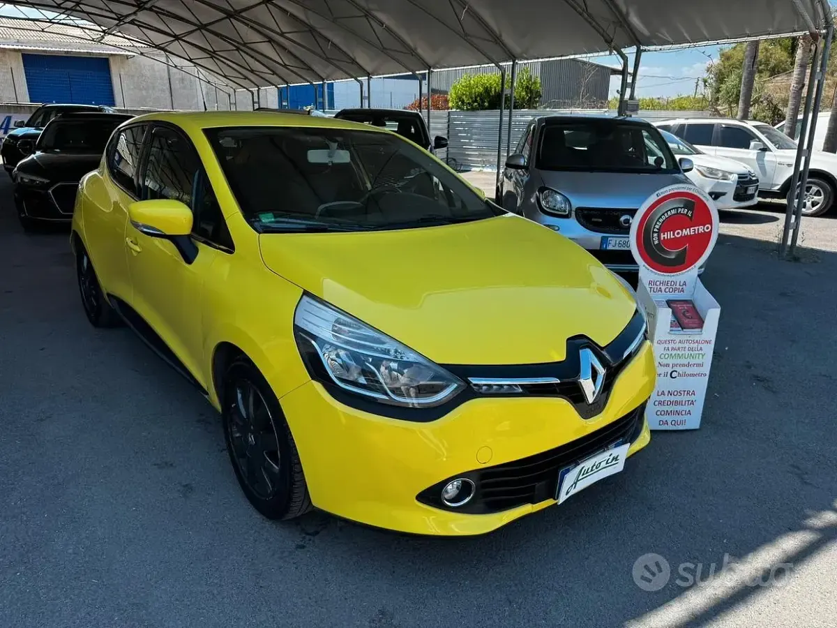 Usata Renault Clio IV 90 CV (66 kW) 2013 Giallo Berlina