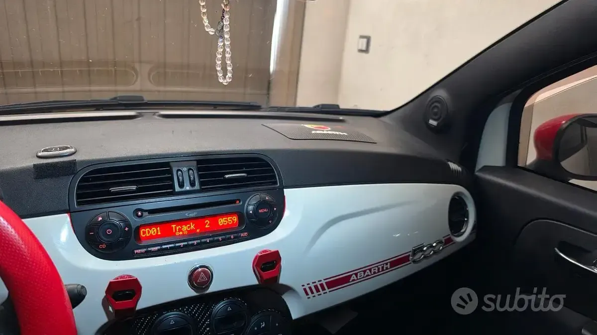 Usata Abarth 500 135 CV (99 kW) 2015 Bianco Utilitaria