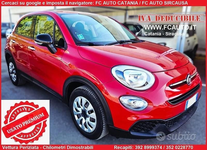 Usata Fiat 500X Red 120 CV (88 kW) 2022 Rosso SUV