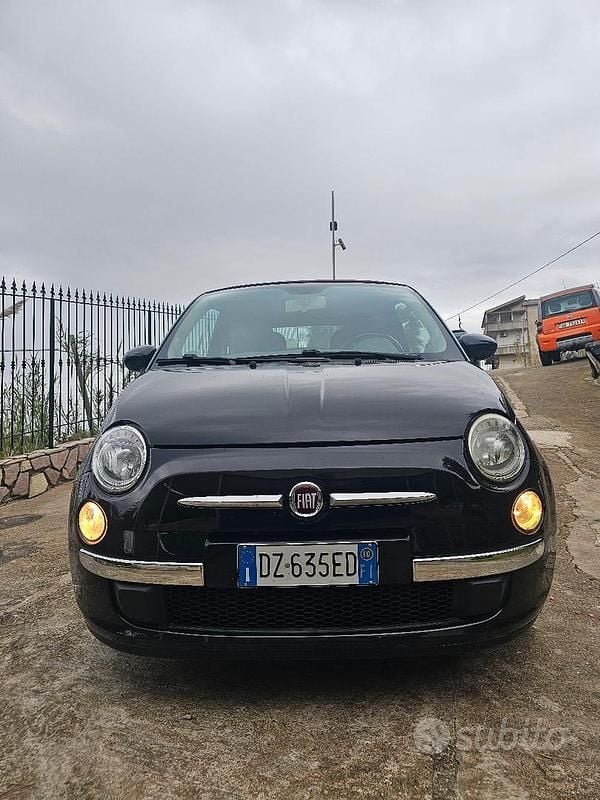 Usata Fiat 500 2010 Nero Cabrio
