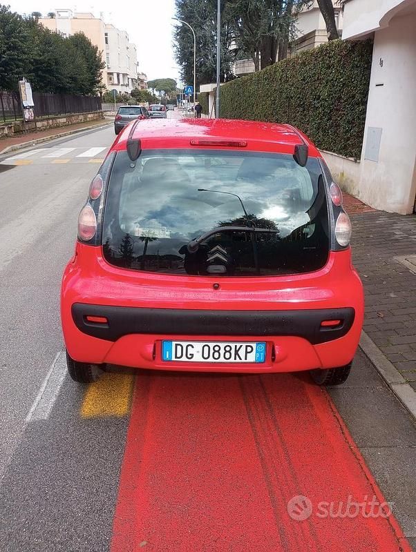 Usata Citroën C1 2007 Rosso Utilitaria