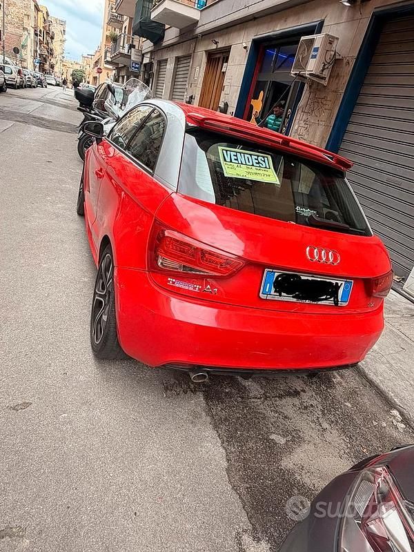 Usata Audi A1 2011 Rosso Utilitaria