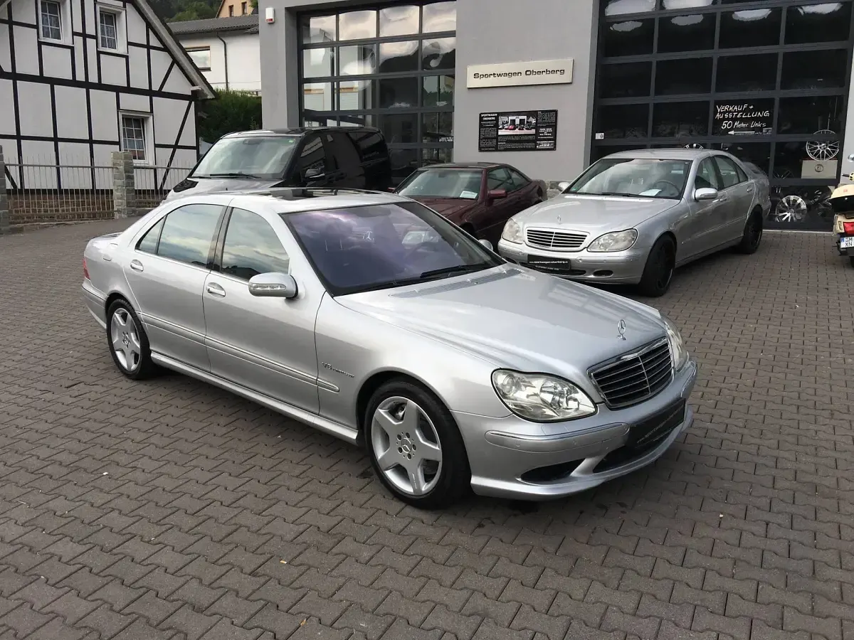 Usata Mercedes S55 AMG AMG 500 CV (367 kW) 2003 Argento Berlina
