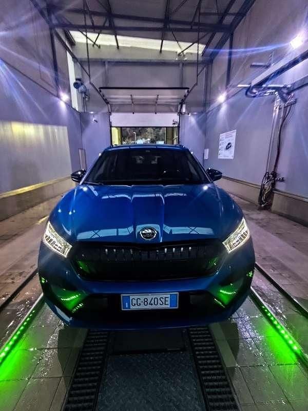 Usata Skoda Enyaq iV SportLine 150 kW (204 CV) 2022 Blu/azzurro SUV