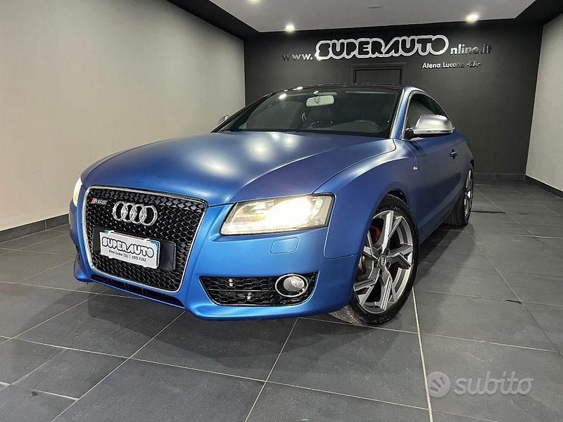Usata Audi A5 Ambition 190 CV (139 kW) 2010 Azzurro opaco Coupé