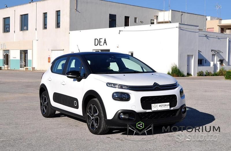 Usata Citroën C3 PureTech 83 CV (61 kW) 2019 Bianco Utilitaria