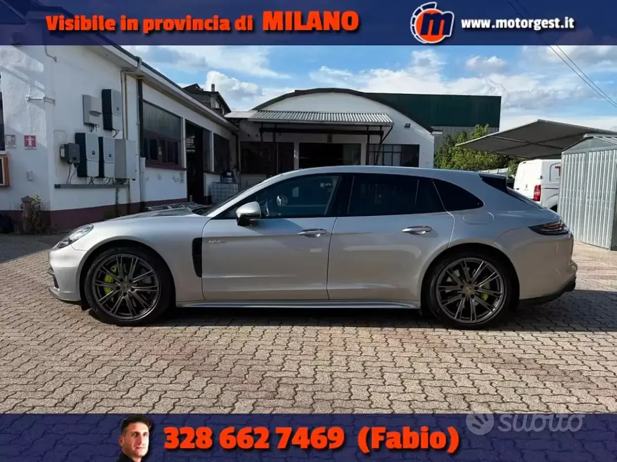 Usata Porsche Panamera 4 E-Hybrid Sport Turismo 330 CV (242 kW) 2019 Grigio Utilitaria