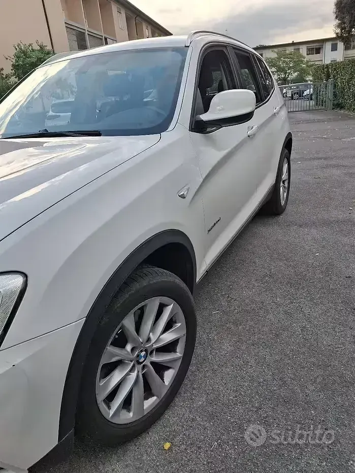 Usata BMW X3 Efficient Dynamics 184 CV (135 kW) 2013 Bianco SUV