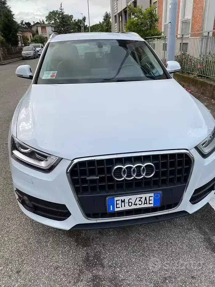 Usata Audi Q3 Advanced 177 CV (130 kW) 2012 Bianco SUV