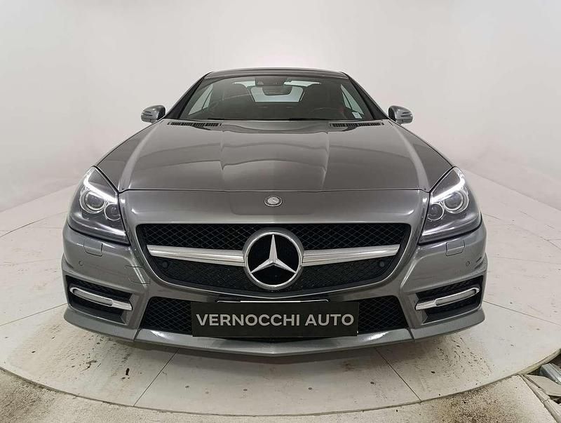 Usata Mercedes SLK250 AMG 250 CV (183 kW) 2011 Grigio scuro Cabrio