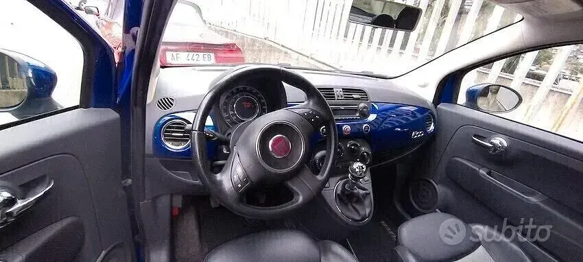 Usata Fiat 500 Sport 69 CV (50 kW) 2010 Blu Berlina