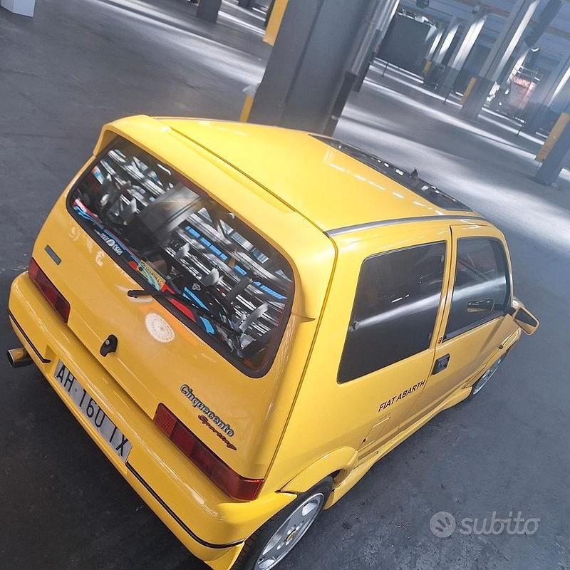 Usata Fiat Cinquecento 1994 Giallo Utilitaria
