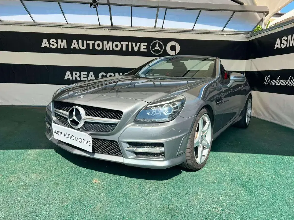 Usata Mercedes SLK200 Premium 184 CV (135 kW) 2013 Argento Cabrio