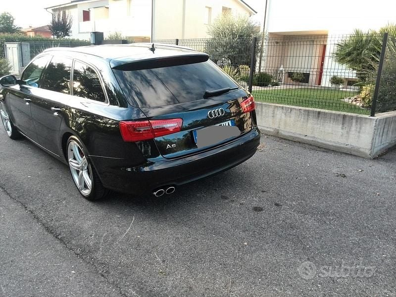 Usata Audi A6 S-Line 177 CV (130 kW) 2013 Nero Station wagon