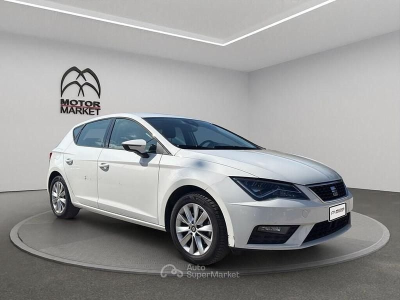 Usata Seat Leon Style 131 CV (96 kW) 2020 Bianco Berlina