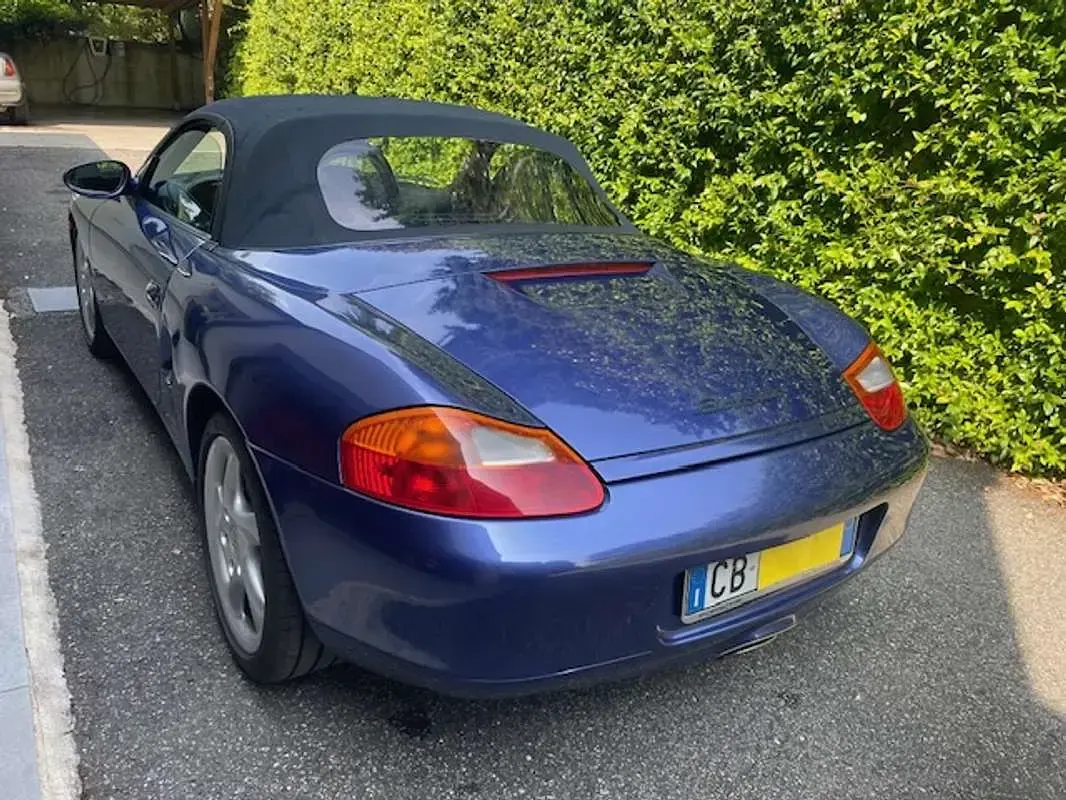 Usata Porsche Boxster 220 CV (161 kW) 2000 Blu/azzurro Cabrio