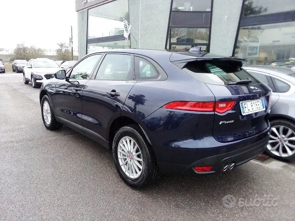 Usata Jaguar F-Pace Pure 180 CV (132 kW) 2017 Blu SUV