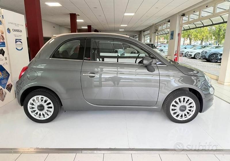 Usata Fiat 500C Lounge 69 CV (50 kW) 2019 Grigio Cabrio