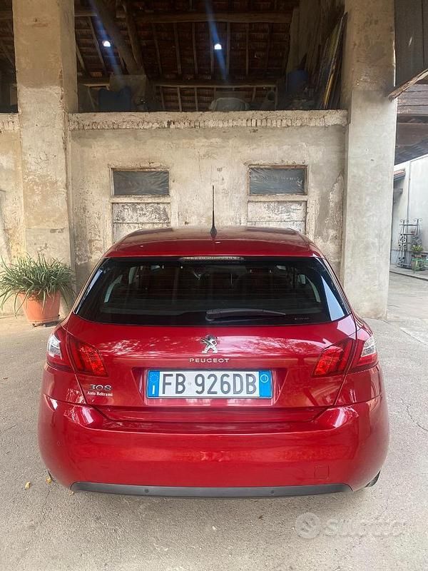 Usata Peugeot 308 2015 Rosso Berlina