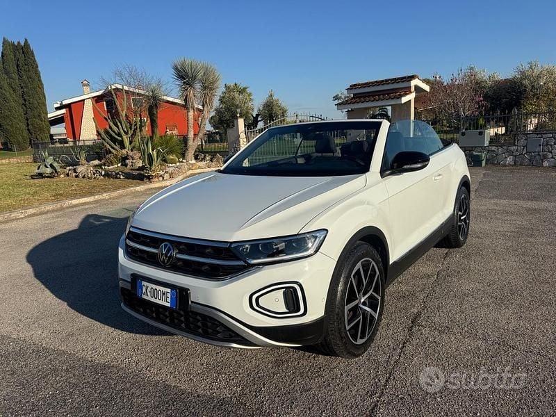 Usata VW T-Roc Cabriolet Style 115 CV (84 kW) 2024 Bianco Cabrio
