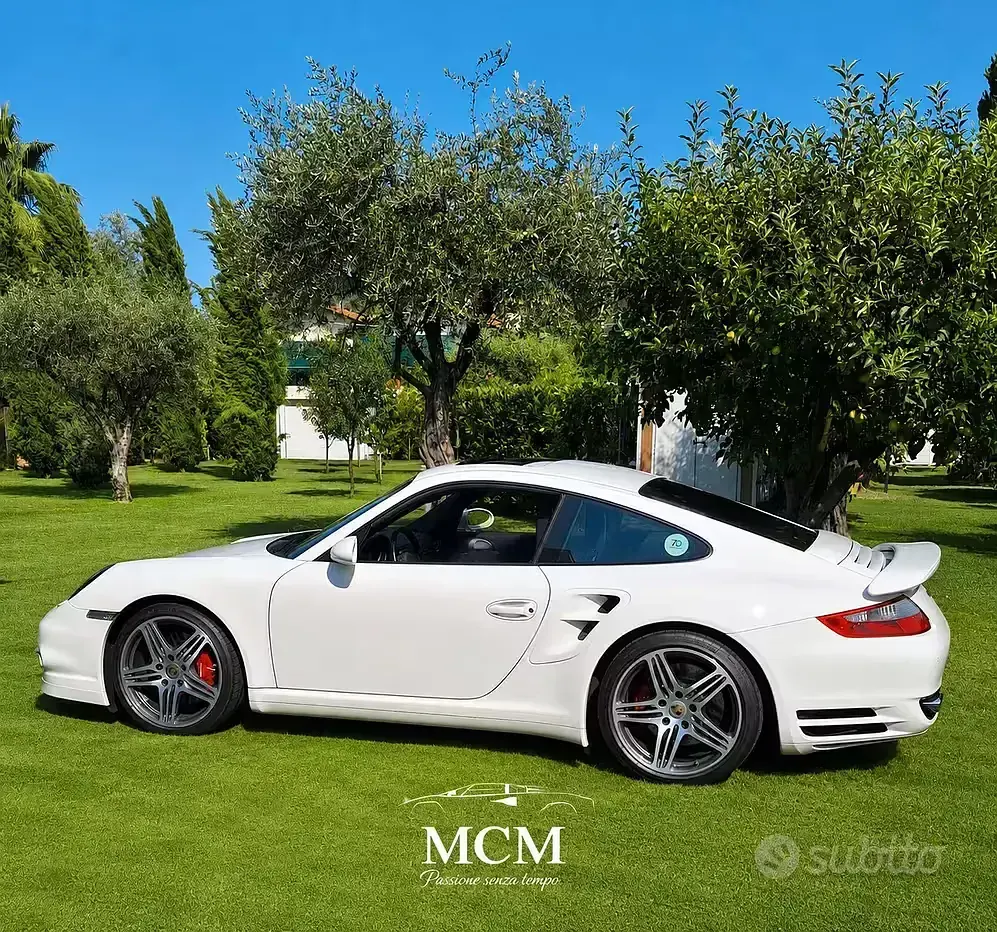 Usata Porsche 997 Turbo 480 CV (353 kW) 2009 Bianco Coupé