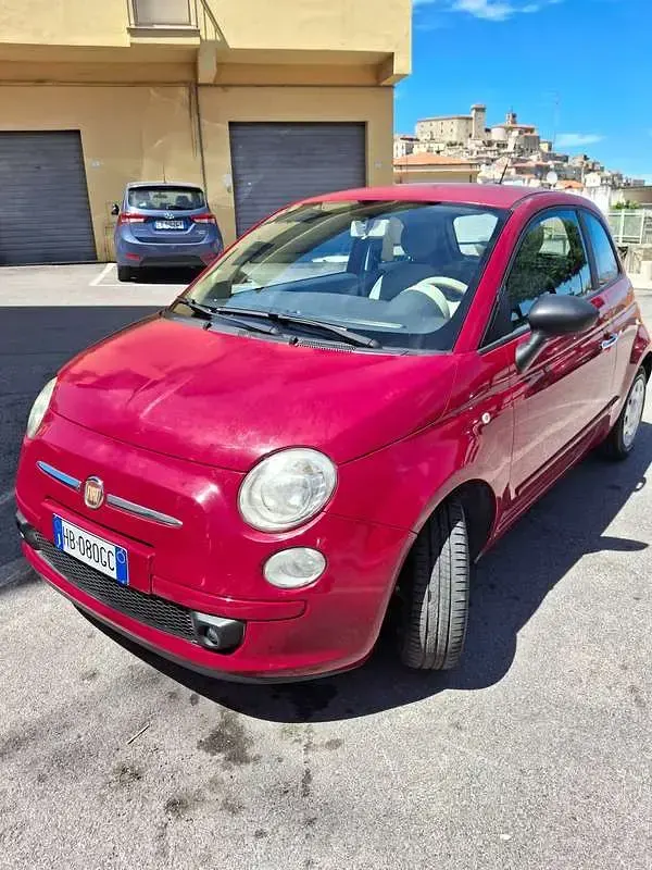 Usata Fiat 500 75 CV (55 kW) 2010 Rosso Utilitaria
