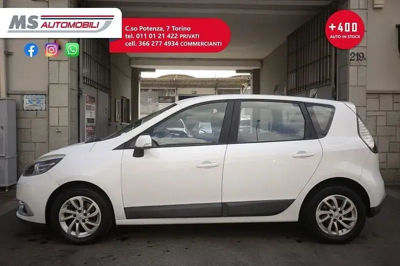 Usata Renault Scénic III 110 CV (80 kW) 2013 Bianco Monovolume