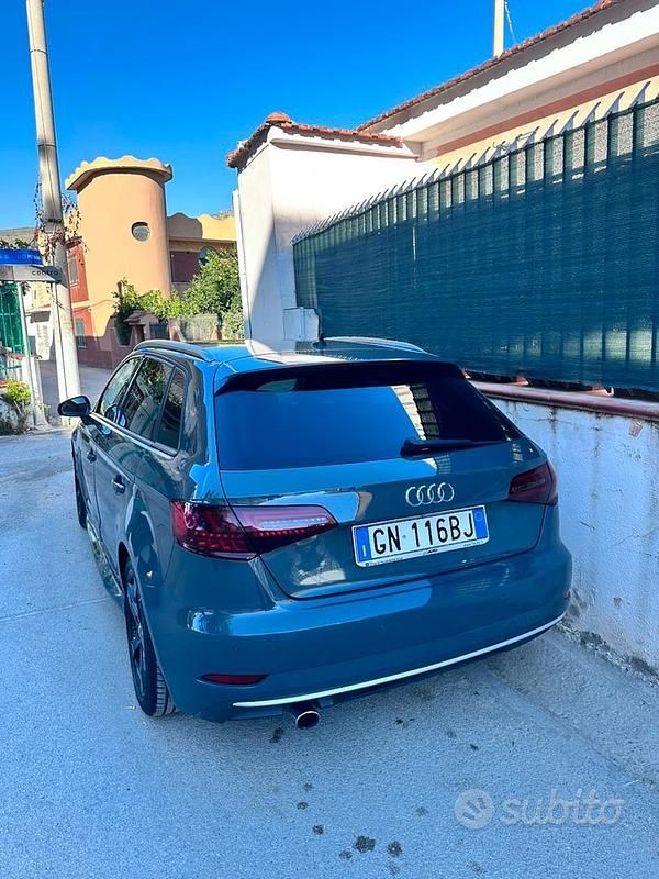 Usata Audi A3 116 CV (85 kW) 2019 Grigio Berlina