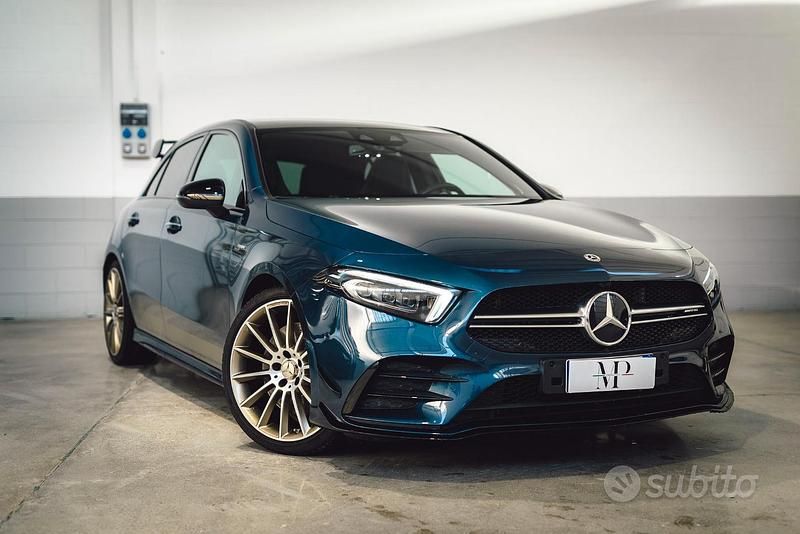 Usata Mercedes A35 AMG AMG 306 CV (225 kW) 2021 Blu Berlina