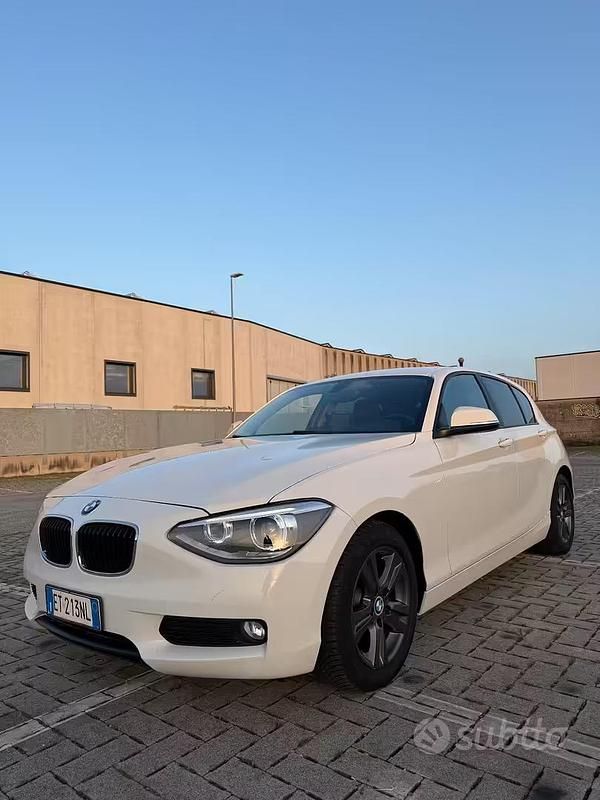 Usata BMW 116 Efficient Dynamics 115 CV (84 kW) 2013 Bianco Utilitaria