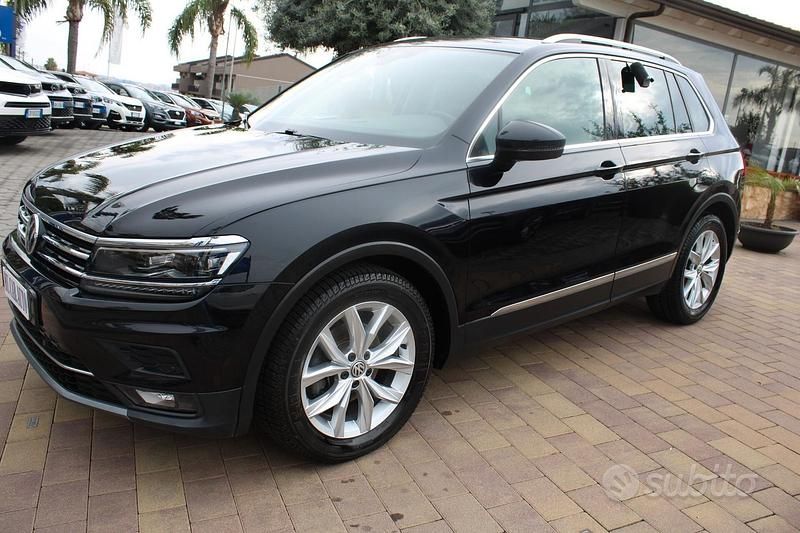 Usata VW Tiguan Advance 150 CV (110 kW) 2018 Nero SUV