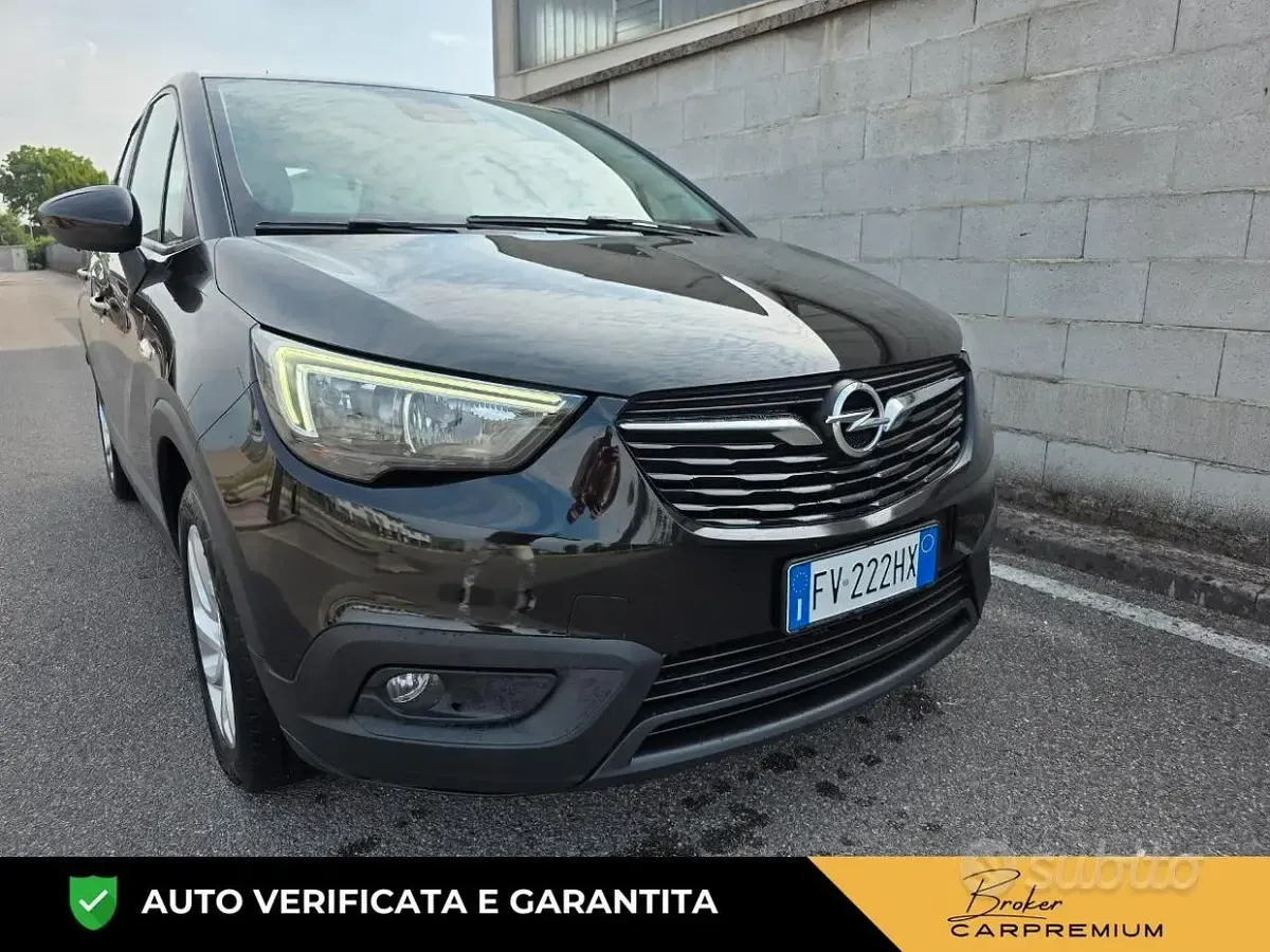 Usata Opel Crossland X S 102 CV (75 kW) 2019 Nero SUV