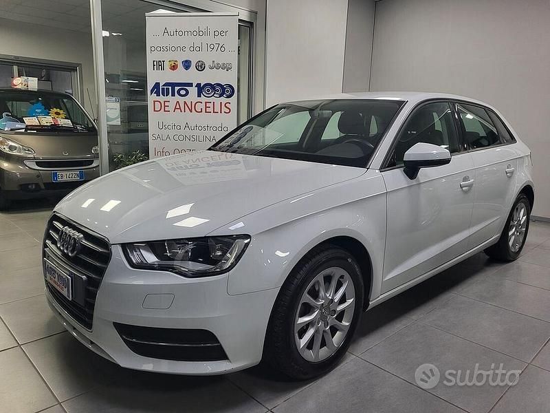 Usata Audi A3 110 CV (80 kW) 2016 Bianco Berlina