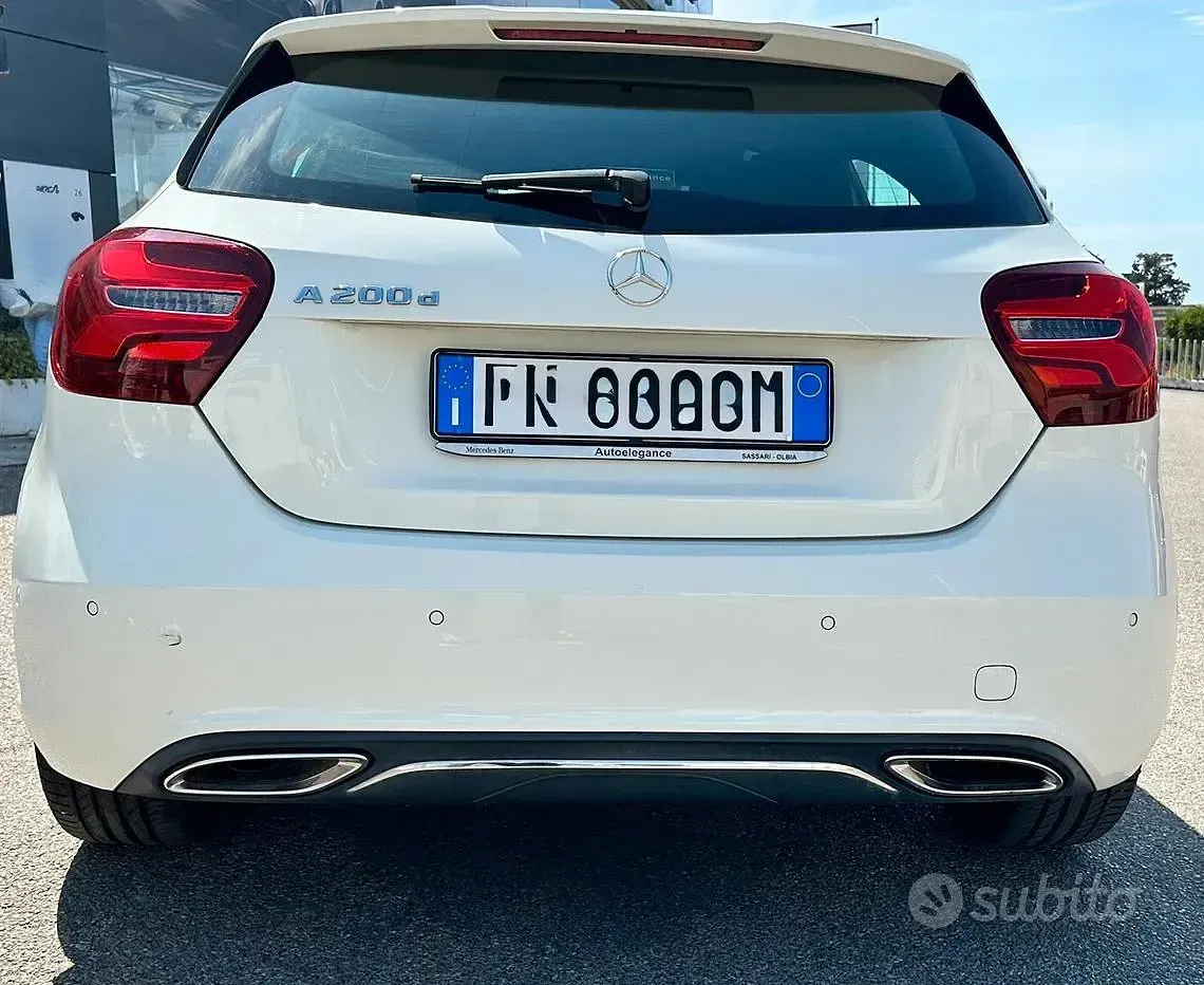 Usata Mercedes A200 136 CV (100 kW) 2016 Bianco Utilitaria