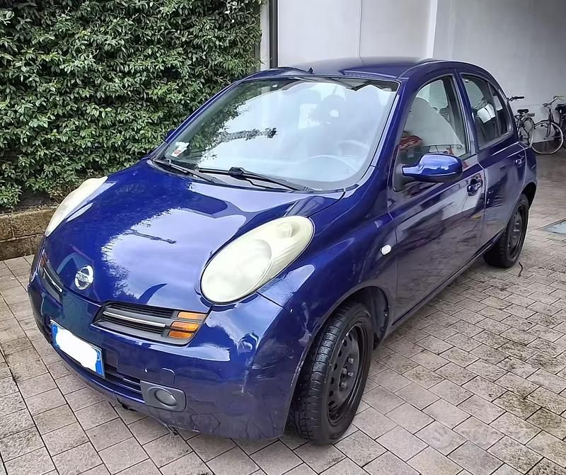 Usata Nissan Micra Acenta 80 CV (58 kW) 2003 Blu Utilitaria