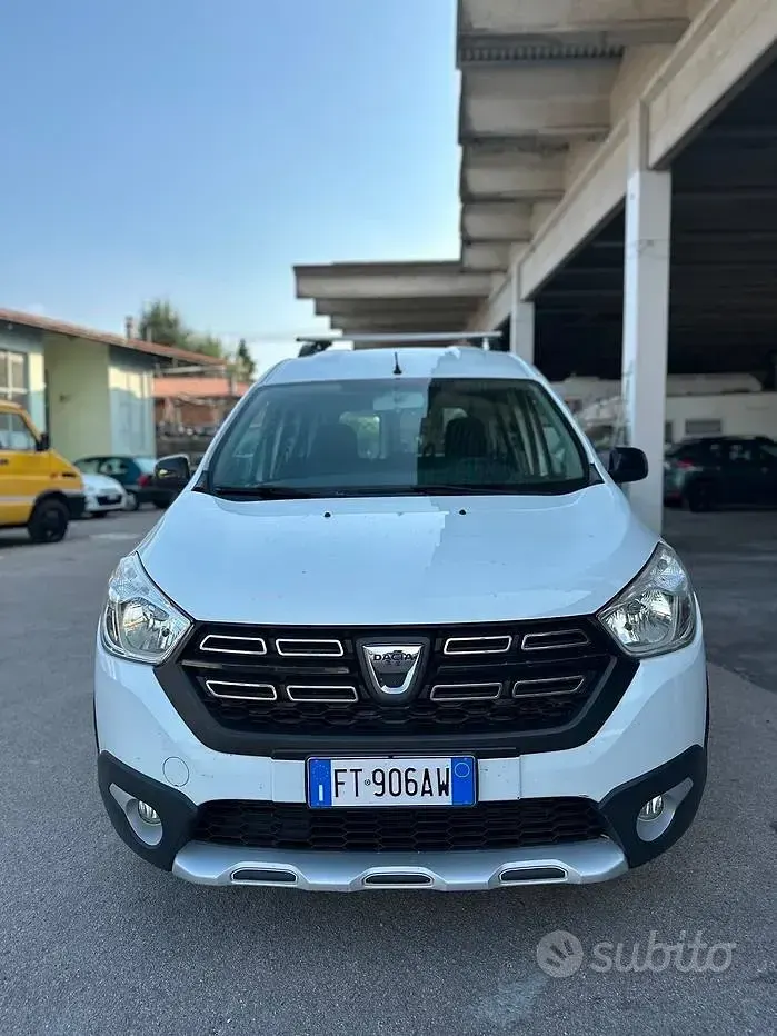 Usata Dacia Dokker 95 CV (69 kW) 2019 Bianco Monovolume
