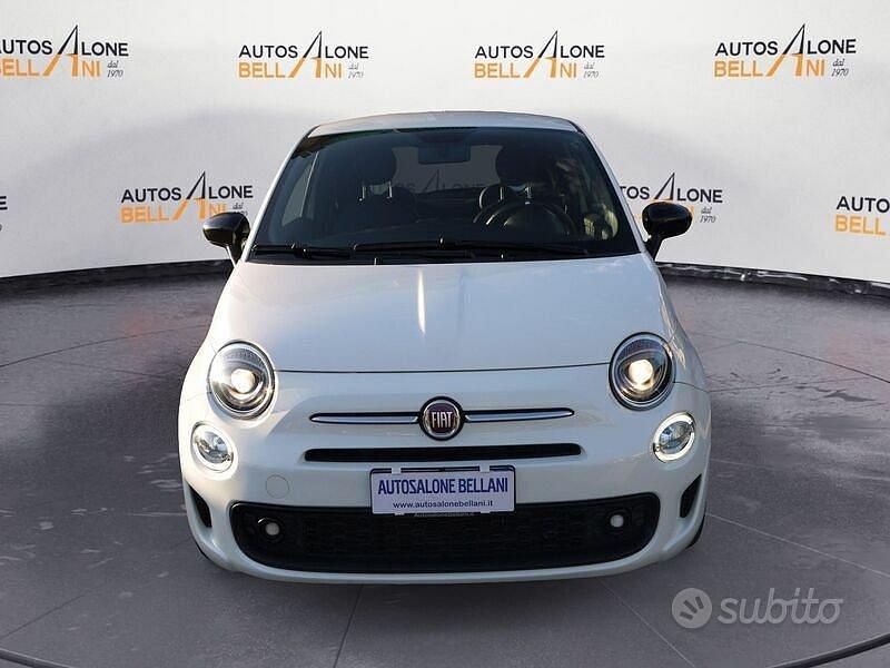 Usata Fiat 500 Sport 70 CV (51 kW) 2021 Bianco pastello Utilitaria