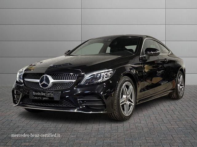 Usata Mercedes C220 Premium 194 CV (142 kW) 2021 Nero Coupé
