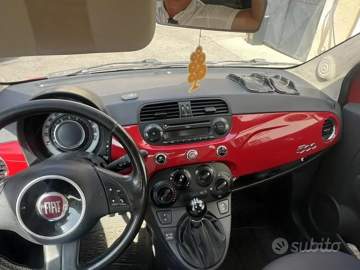 Usata Fiat 500 69 CV (50 kW) 2013 Rosso Berlina