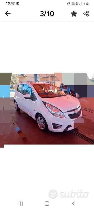 Usata Chevrolet Spark LT 81 CV (59 kW) 2011 Utilitaria