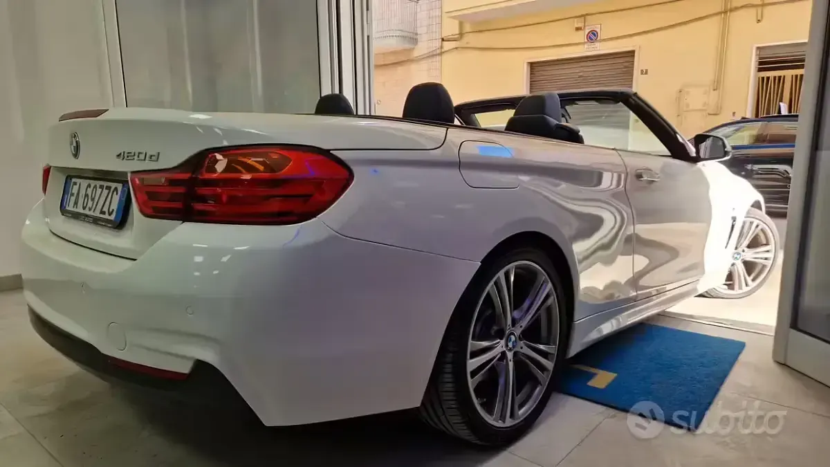 Usata BMW 420 M Sport 190 CV (139 kW) 2015 Bianco Cabrio