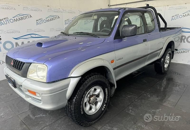 Usata Mitsubishi L200 99 CV (72 kW) 1999 Blu Pick-up